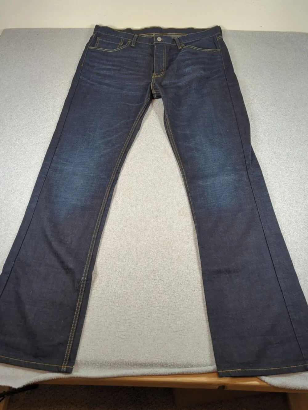 Levi's 527 Jeans Men's 38x36 Blue Dark Wash Bootcut Cowboy Rodeo Western